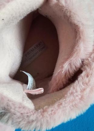 Плюшевые тапочки валянки primark 4