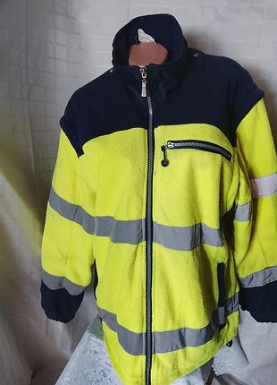 Сигнальна флісова куртка hydrowear high-vis світловідбиваюча, розмір m
