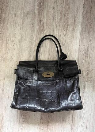 Сумка mulberry baywater croco оригінал