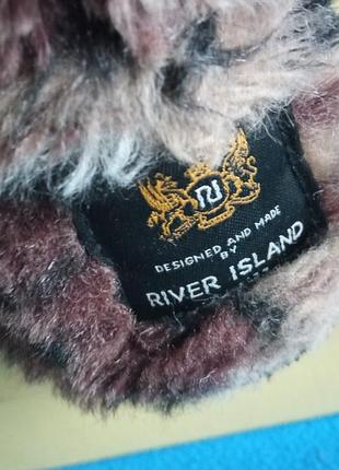 Плюшевые тапочки валянки river island 5