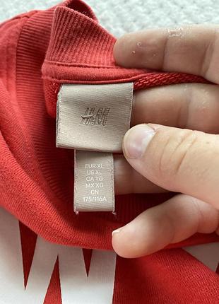 Кофта чоловіча h&m червона,розмір xl 3
