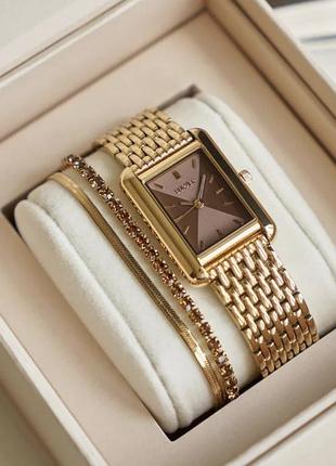 Годинник burker olivia gold  brown
