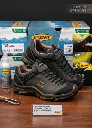 Кросівки чоловічі grisport 11927n92tn з підошвою vibram та мембраною spo-tex