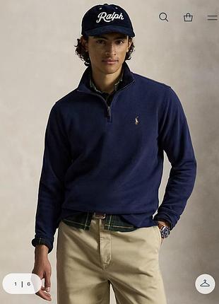 Polo ralph lauren estate rib quarter zip pullover