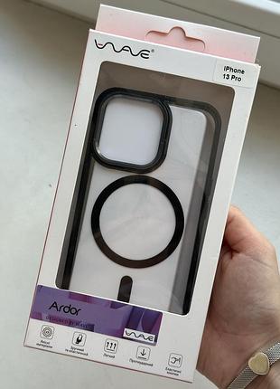 Чохол wave для iphone 13 pro з магнітним кільцем