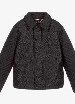 Куртка для дівчинки burberry стьобана чорна 12 років