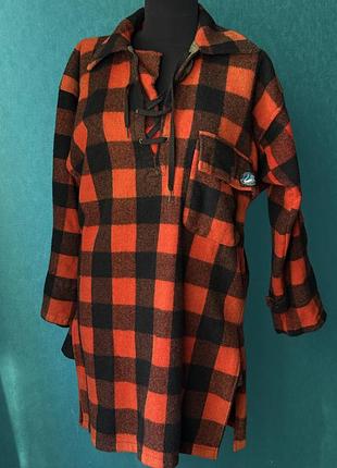 Вінтажна вовняна сорочка-куртка swanndri ranger bush shirt (made in new zealand) – розмір m дуже гарний стан