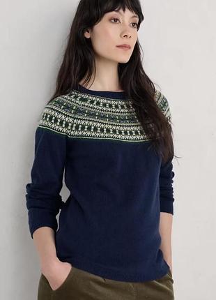 Джемпер светр buck's horn jumper- seasalt cornwall