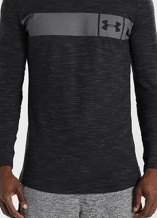 Лонгслів чоловічий under armour чорний 2