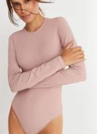 Стильное боди с длинными рукавами primark