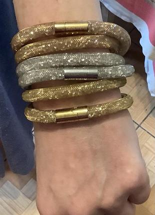 Swarovski, браслеты, 3 шт