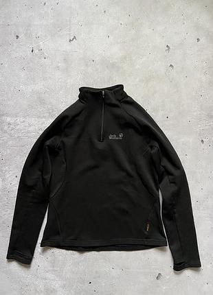 Жіноча флісова трекінгова кофта jack wolfskin taunus hz w