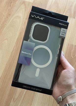 Чохол wave для iphone 14 pro max , білий