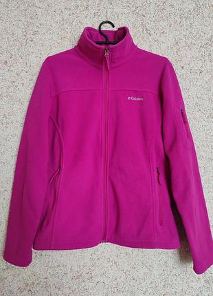Жіноча флісова кофта columbia fast trek™ ii full zip fleece jacket яскравого рожевого кольору розмір м