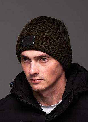 Шапка мужская tnf зеленая
