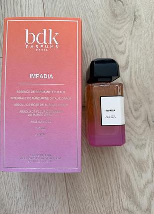 Вода парфумована bdk impadia 100 ml