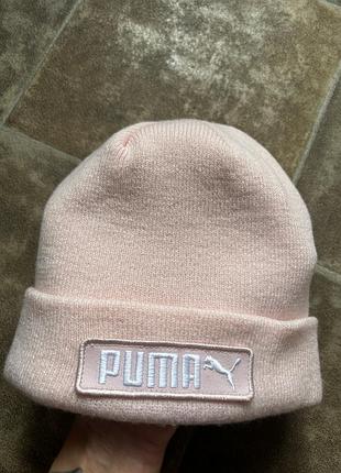 Шапка жіноча puma рожева