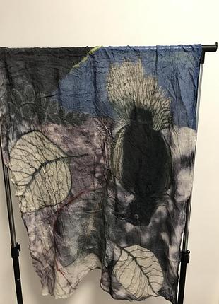 Бомбезний вовняний брендовий шарф