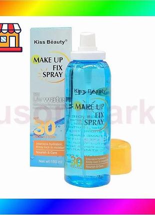 Bs фіксатор для макіяжу best mix make up спрей з уф захистом spf30 150 мл спрей для обличчя зволожуючи bas77/n