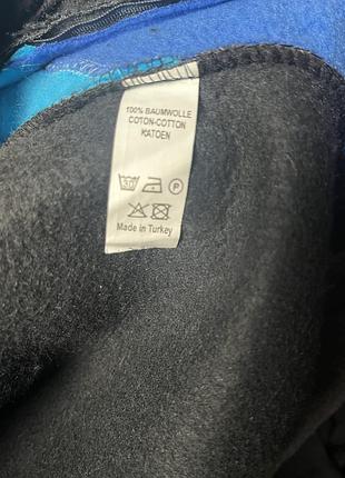 Спортивна кофта чоловіча adidas сіро-синя 4