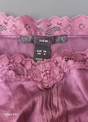 Майка топ шовк р.36  h&amp;m 4