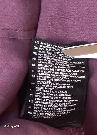 Майка топ шовк р.36  h&amp;m 3