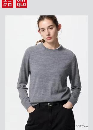 Cветр з вовни мериноса uniqlo