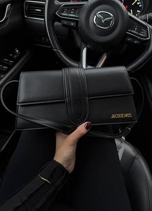 Жіноча сумка jacquemus le grand bambino black чорна