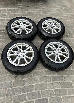Шини goodyear ultragrip ice 2 205/60 r16 96t диски mercedes 5*112 r16 et44