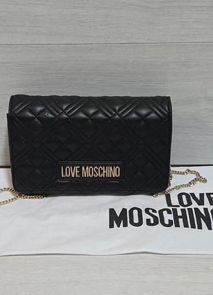 Фірмова крос боді сумка love moschino