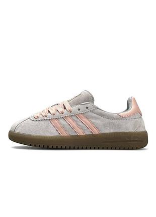 😍 женские кроссовки adidas originals bermuda light grey pink