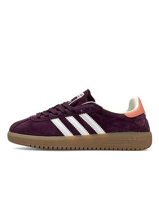 😍 женские кроссовки adidas originals bermuda burgundy