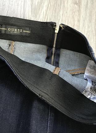 Жіноча міні-спідниця guess джинсова темно-синя s/xs