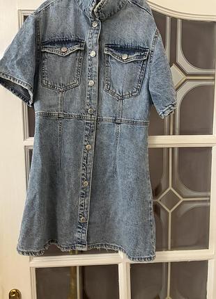 Сарафан жіночий zara джинсовий блакитний