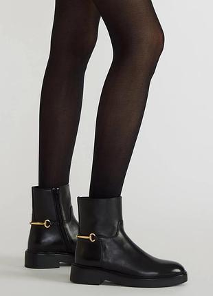 Черевики жіночі steve madden чорні шкіряні