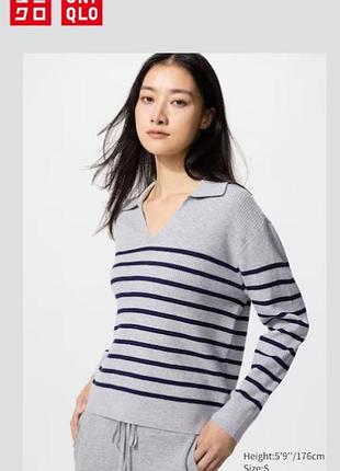 Джемпер-поло uniqlo