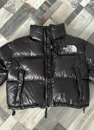 Пуховик, тепла куртка укорочена north face 2