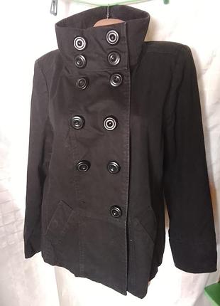 Женское двубортное полупальто бушлат new look, размер xl (uk 16 / eu 44)