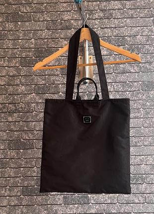 Сумка-шопер acne studios awen face plaque tote