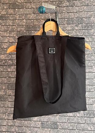 Сумка-шопер acne studios awen face plaque tote 4