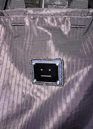 Сумка-шопер acne studios awen face plaque tote 6