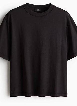 Нова графітова чоловіча футболка h&m