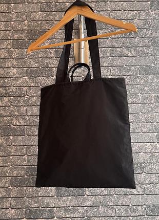 Сумка-шопер acne studios awen face plaque tote 3