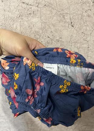 Сукня для дівчаток, синя з квітковим принтом carters 3