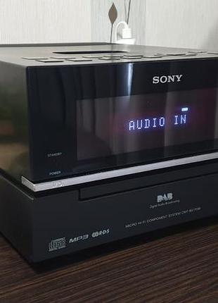 Качественная hi-fi микросистема sony cmt-bx77dbi из Англии / premium звук