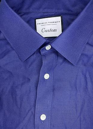 Чоловіча сорочка charles tyrwhitt custom, 100% бавовна, преміумбренд
