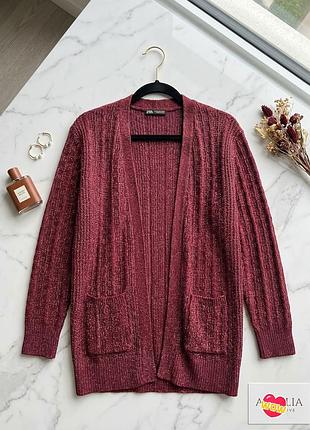 Кардиган с карманами от zara