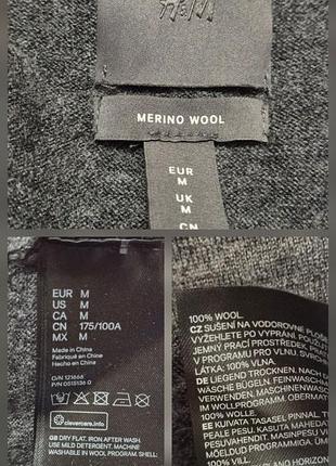 H&amp;m  светр шерсть вовна 8