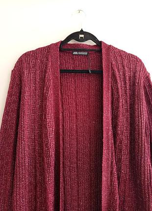 Кардиган с карманами от zara 4