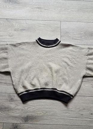 Винтажный итальянский свитер nani bon 100% натуральная шерсть / woolmark